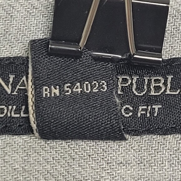 Banana Republic Dillon Classic Fit Flannel long sleeve gray pink shirt size XSP - Picture 5 of 8